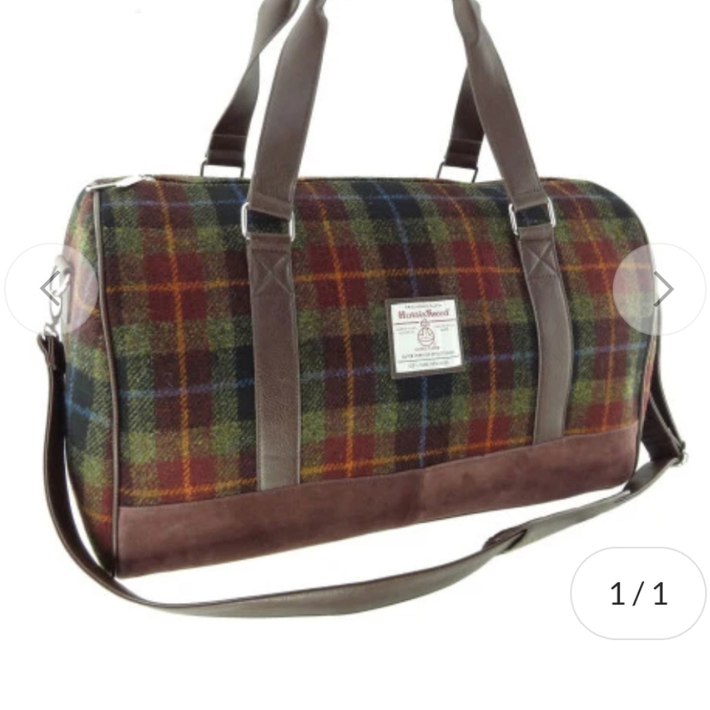 Glen AppinHarris Tweed Weekend Bag